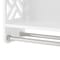 Alaterre Furniture Coventry 25"W x 14"H Bath Shelf with Two Towel Rods ANCT70WH - alternate 4